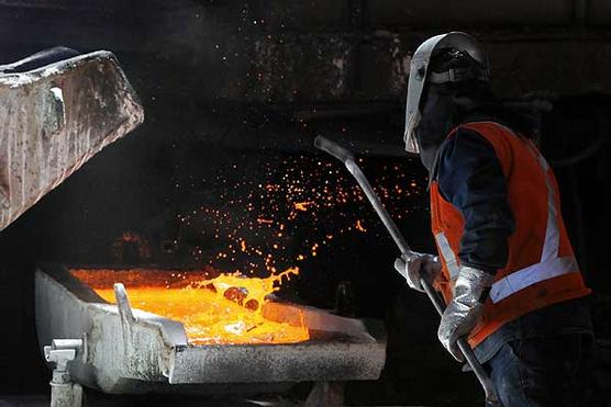 Un operario del cobre en Chile