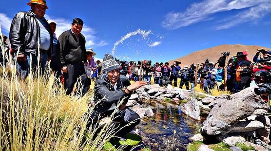 Se trata de un manantial de las alturas