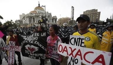 Sigue la rebeldía de los maestros de Chiapas