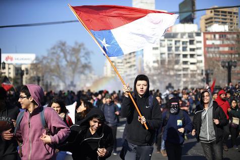 Una nueva protesta por la gratuidad de la enseñanza de los estudiantes en Chile