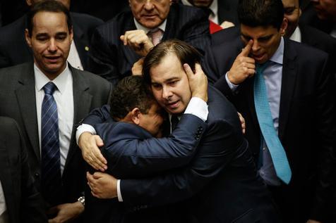 Rodrigo Maia, nuevo titular de Diputados en Brasil. 