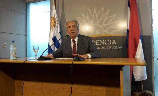 Tabaré Vazquez hace el anuncio de UPM