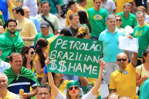 Una de las tantas movilizaciones sobfre petrobras