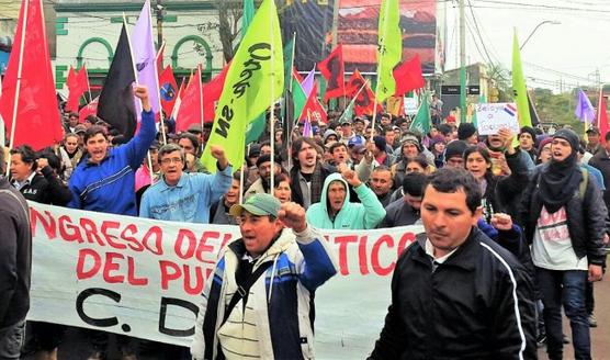 La marcha que pidió la renuncia de Cartes