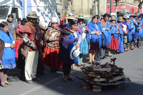 La recordación de la mujer martir boliviana