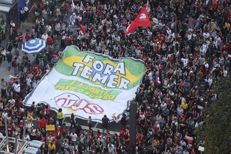 Brasil movilizado contra Temer