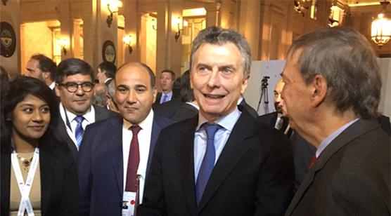 Manzur y Macri