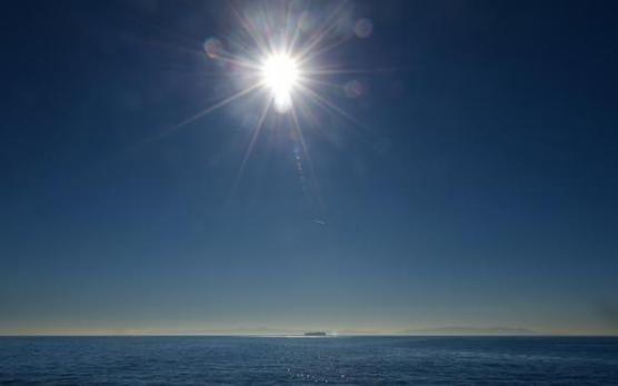 El calentamiento es notable en el Oceano Pacifico