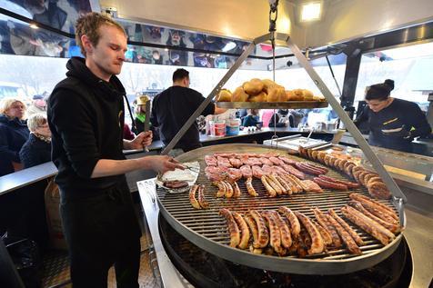 Salchichas al asador