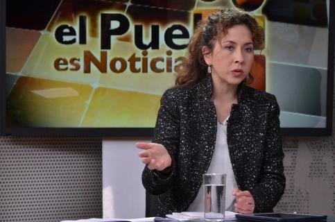 Lal ministra de medio ambiente, Alexandra Moreira