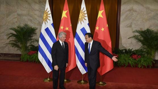 Vazquez en su visita reciente a China