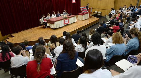 El evento en la facultad de Ciencias Económicas