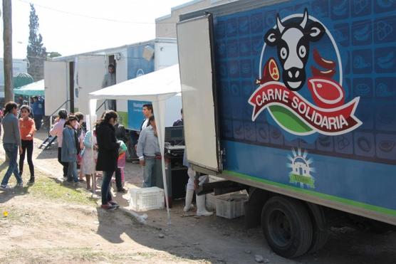 El movil de carne solidaria