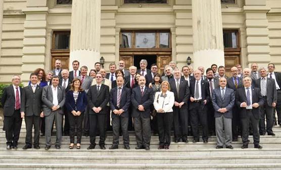 Los rectores en plenario en Buenos Aires, ayer