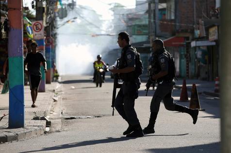 Operativos en la favela Ciudad de Dios