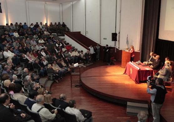 El acto en el Virla ayer