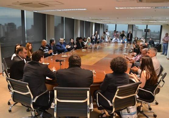 La reunión en la Legislatura