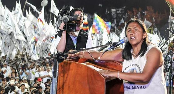 Milagro Sala, cuando gozaba de libertad