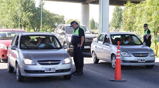 Operativo policial en las rutas