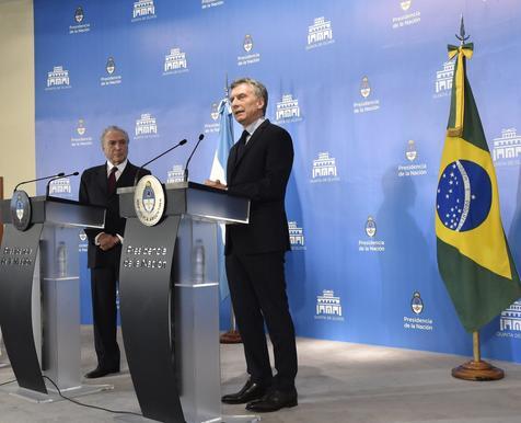 Macri junto a Temer