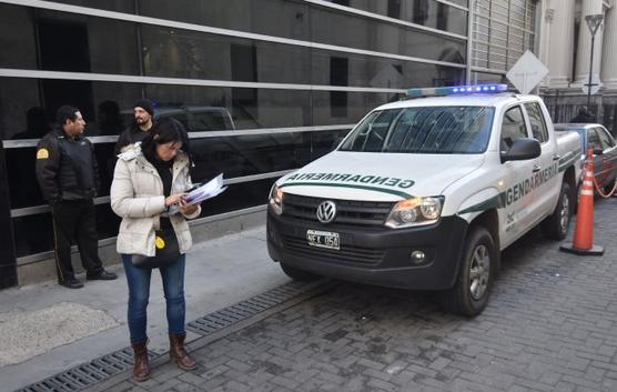 Gendarmería allanó ayer las oficinas de Aguad