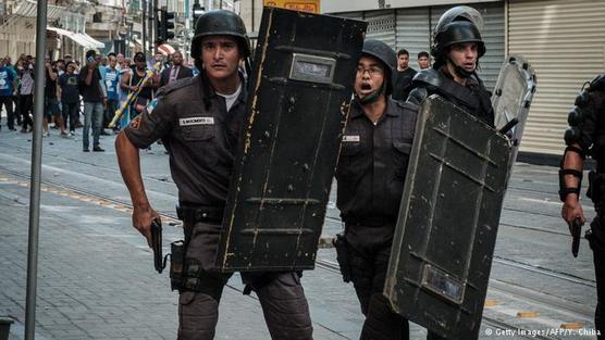 Represión policial ante la protesta