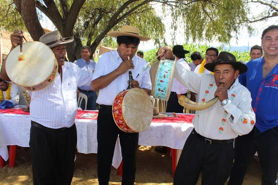 Evo Morales en Tarija, ayer