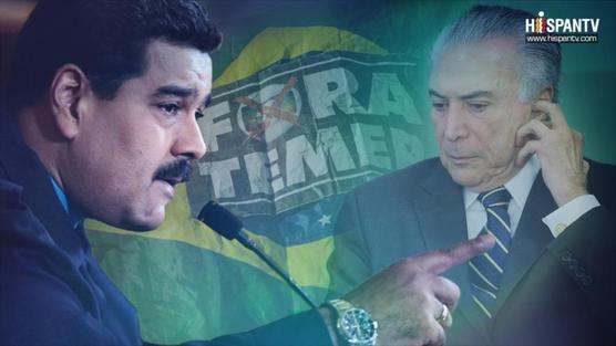 Maduro y Temer se alejan