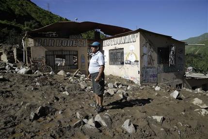 Un sobreviviente de una inundación