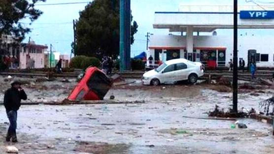 Temporal en Chubut