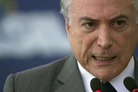 Temer, cada vez con menos respaldos ciudadanos