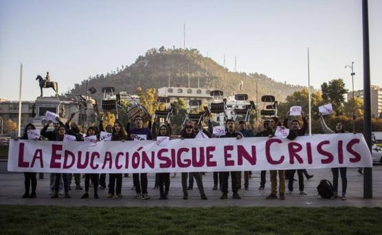 Estudiantes en protesta