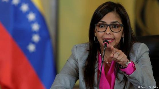 La canciller Delcy Rodríguez.