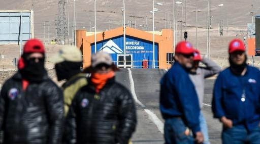 Trabajadores de La Escondida, en huelga