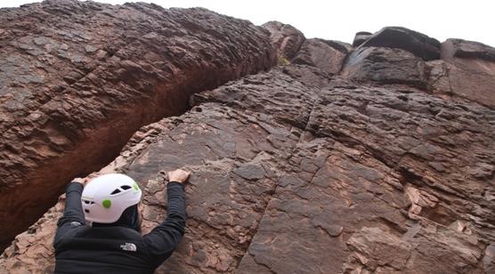 Escalada Boulder requiere  mucha destreza