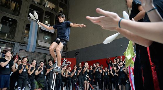 La Escuela de Circo festejó a lo grande