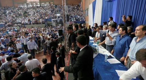 Reunión del Partido Liberal, hace un mes