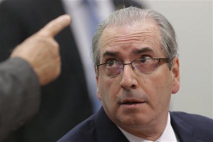 El ex presidente de la Cámara de Diputados, Eduardo Cunha,