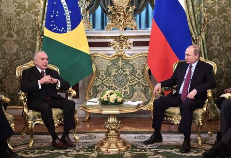 Putin recibió a Temer