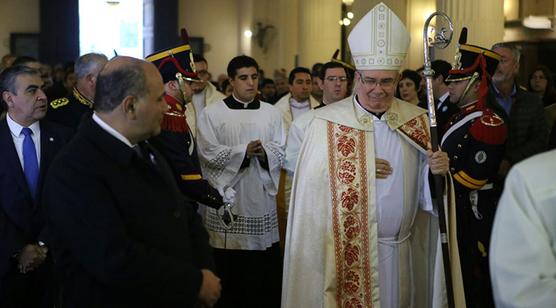 Zecca presidió el Tedeum