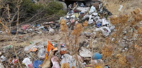 Una imagen de uno de los vertederos de deshechos en Tiltil, a 42 kilómetros de Santiago