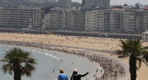 Las playas de San Sebastián, una atracción turística española.