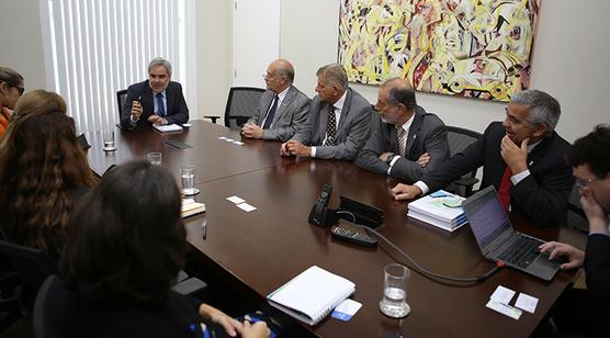 Reunión con empresarios brasileros