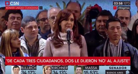 Cristina habla a la madrugada