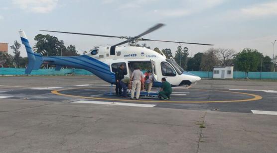 Rescate en helicóptero