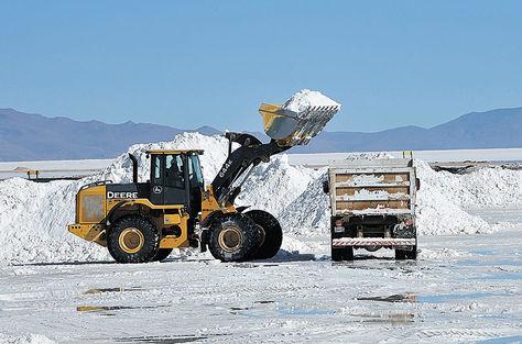 Maquinaria en Uyuni