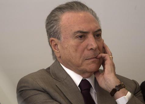 El Congreso evaluará las responsabilidades de Michel Temer en otra acusación de corrupción. (foto: EPA)