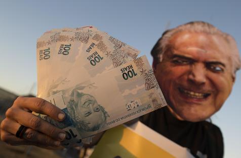 Manifestación contra la corrupción en Brasil