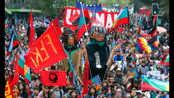 Mapuches movilizados