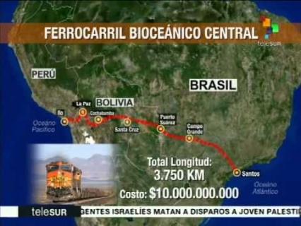 El trayecto del tren bioceanico